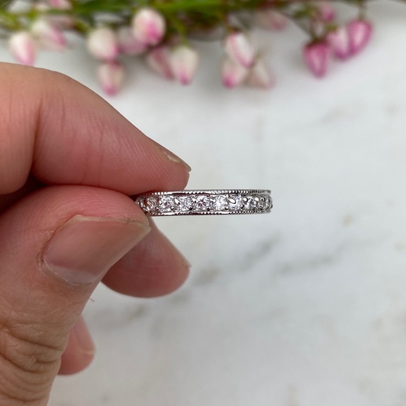 Cubic Zirconia Infinity Band - Picture 3 of 6